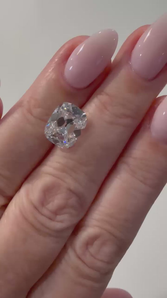 6.35ct Old Mine Cut Lab Grown Diamond (Color: E Clarity: VS1)