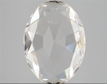 3.13ct Oval Rose Cut Lab Grown Diamond (Color: H Clarity: VVS2)