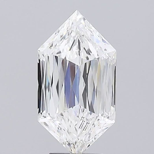 5.05ct Hexagonal Modified Brilliant Lab-Grown Diamond (Color: F Clarity: Vs 1)