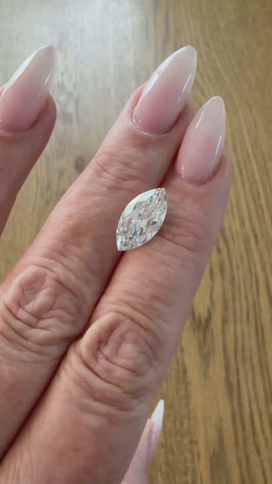 4.53 Old Mine Marquise Lab Grown Diamond
