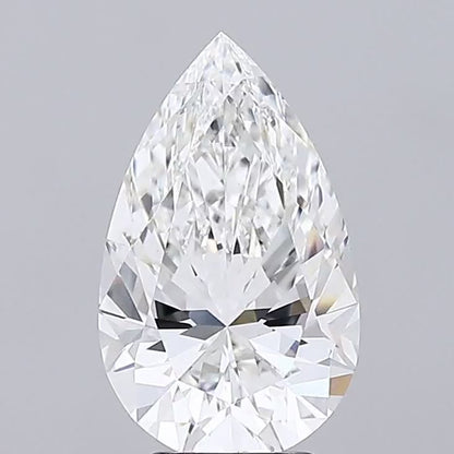 4.01ct Pear Cut Lab Grown Diamond (Color: F Clarity: VS1)