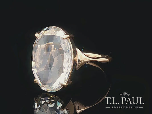 The Jess - An exquisite Solitaire Ring, Featuring a Rose-Cut Diamond - Setting Only