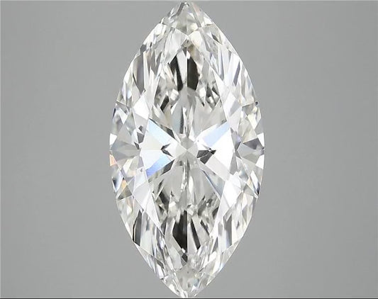 3.02ct Marquise Cut Lab Grown Diamond (Color: G Clarity: VVS2)