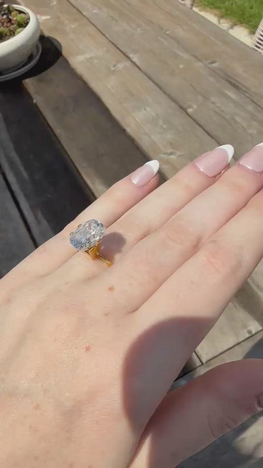 5.05 Old Mine Cut Lab Grown Diamond (Color:D Clarity: VS1)