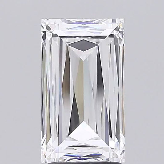 3.07ct Rectangular Mixed Cut Lab Grown Diamond (Color: D Clarity: VVS2) - Measurements: 10.97 X 6.32 X 3.94 MM