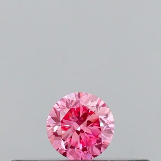 Custom Ring Order -Jenn Pink and white diamond