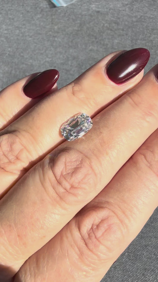 4.0ct Elongated Cushion Old Mine Cut Moissanite Loose Stone (Color: D)