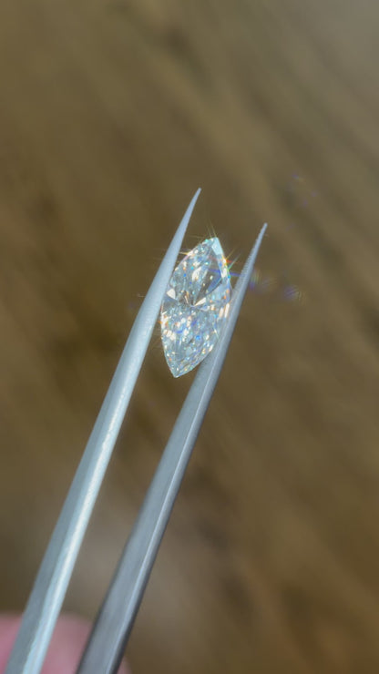 6.03ct Moval Cut Lab-Grown Diamond (6.03ct G Color VVS2)