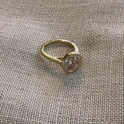 The Chloe - 3ct Lab Grown Diamond Bezel-Set Solitaire Ring