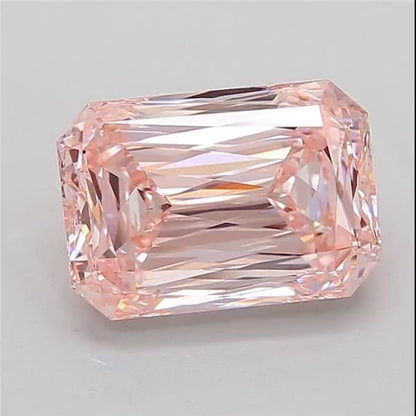6.78ct Radiant Cut Lab Grown Diamond (Color: F Clarity: VS1)