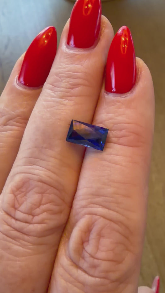 French Cut Moissanite 3ct