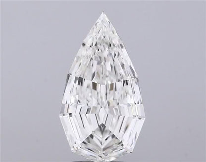 4.07ct Pear Step Cut Lab Grown Diamond (Color: F Clarity: VVS2)