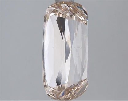 3.00ct Champagne Criss Cut Cushion Lab-Grown Diamond (VS1) - Non-Certified