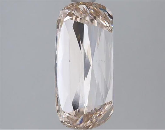 3.00ct Champagne Criss Cut Cushion Lab-Grown Diamond (VS1) - Non-Certified