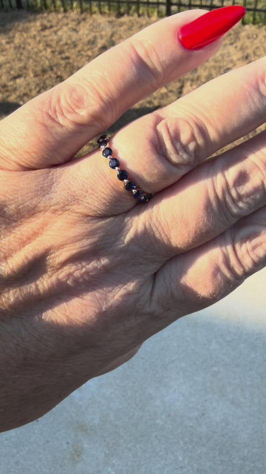 The Kalea Band - Three-Quarter Eternity Band is Set with Approximately 1.30 Carats of Lab-Grown Gemstones