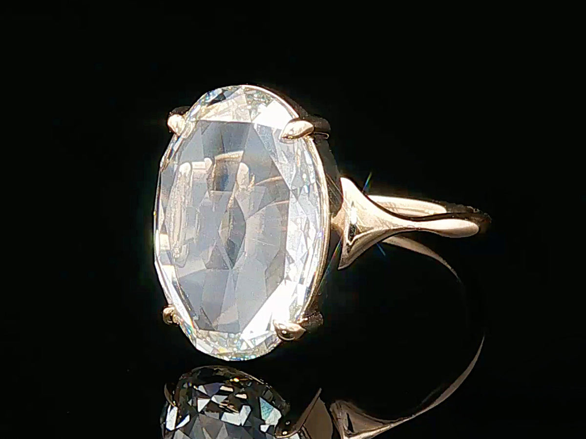The Jess - An exquisite Solitaire Ring, Featuring a Rose-Cut Diamond - Setting Only