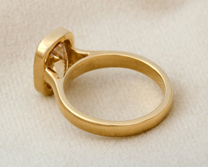 The Traci - Milgrain Bezel Solitaire